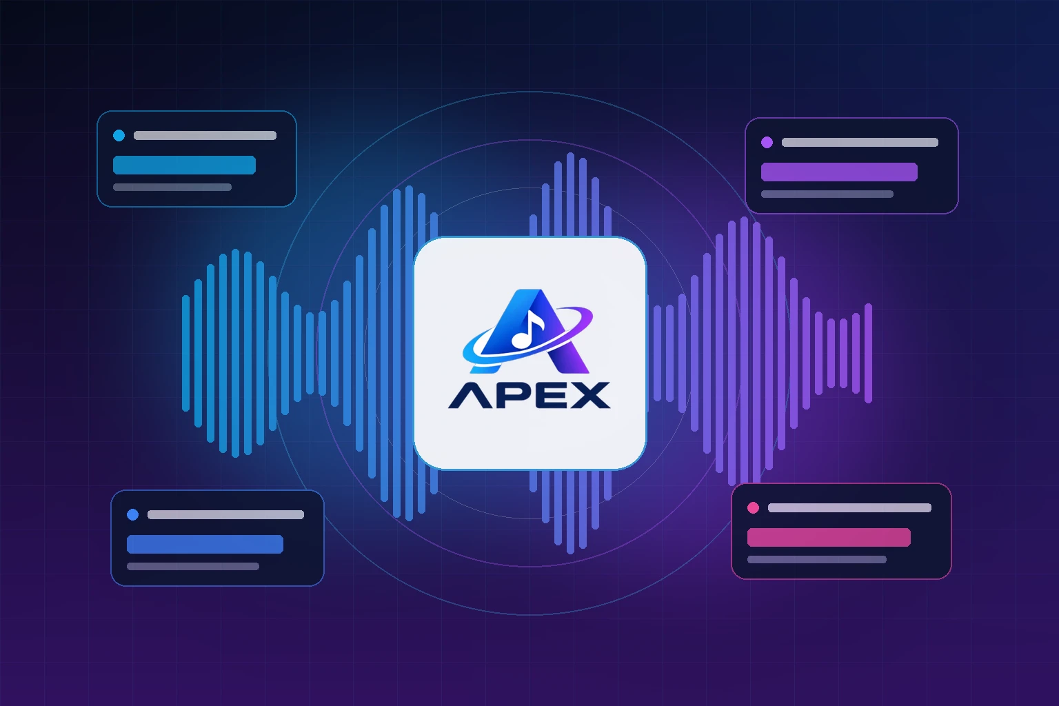APEX MEDIA GROUP LTD 全球數字音樂互動與智能媒體增長平台主視覺